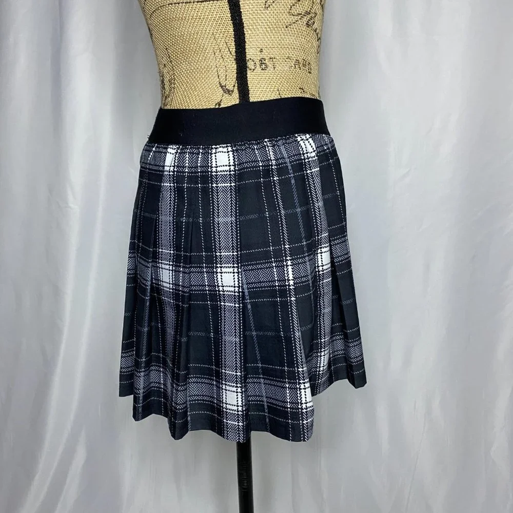 ALO Yoga Plaid Legacy Pleated Skirt